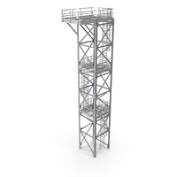 Industrial Metal Tower PNG & PSD Images
