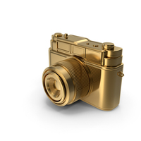 Gold Vintage Camera PNG & PSD Images