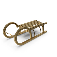 Gold Sledge Wooden Traditional PNG & PSD Images