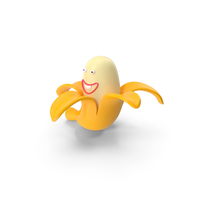 Banana Cartoon PNG & PSD Images