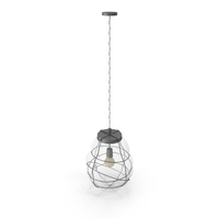 Organic Blown Glass Pendant PNG & PSD Images