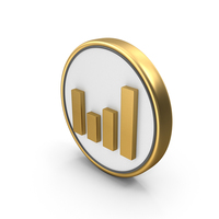 Signal Graph Bars Coin PNG & PSD Images
