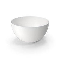White Small Soup Bowl PNG & PSD Images