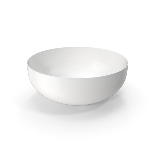 White Large Soup Bowl PNG & PSD Images