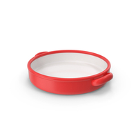 Red Circle Baking Dish PNG & PSD Images