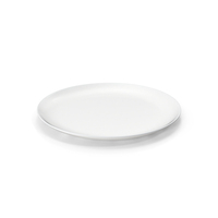 Large White Ceramic Restaurant Plate PNG & PSD Images