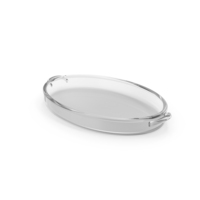 Glass Oval Baking Dish PNG & PSD Images