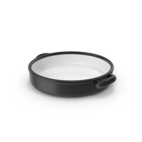 Black Circle Baking Dish PNG & PSD Images