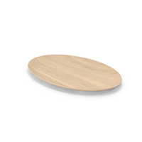 Wood Oval Plate PNG & PSD Images