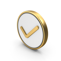 Tick Mark Accept Check Coin PNG & PSD Images