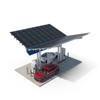 Electric Charging Station With KIA And Tesla Cars PNG & PSD Images