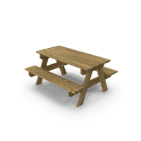Wooden Park Bench PNG & PSD Images