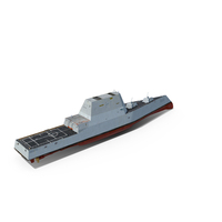 US NAVY USS Zumwalt DDG-1000 Destroyer PNG & PSD Images