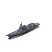 Akizuki Class And Asahi Class Destroyer PNG & PSD Images