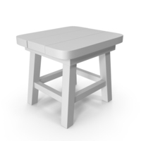 Stylized Stool Gray PNG & PSD Images