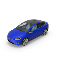 Tesla Model X Electric SUV PNG & PSD Images