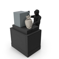 Thief Robbing Safe PNG & PSD Images