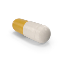 Yellow And White Capsule PNG & PSD Images