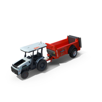 Monarch Electric Tractor with Spreader Sodimac Rafal 3300 PNG & PSD Images