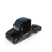 Mack Pinnacle 2025 Semi Truck Black PNG & PSD Images
