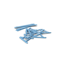 Police Wooden Traffic Barricade Disassembled PNG & PSD Images