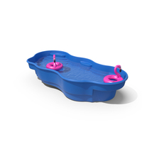 Pool And Inflatable Flamingo Swimming Ring PNG & PSD Images