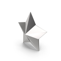 Thick Silver Star PNG & PSD Images