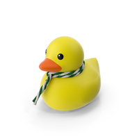 Scarf Green For Rubber Duck PNG & PSD Images