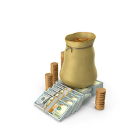 100 US Dollar Money Notes Coins Currency PNG & PSD Images
