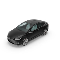 Tesla Model X Electric SUV Simple Interior PNG & PSD Images