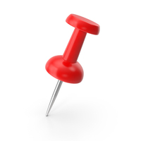 A Slanted Red Push Pin PNG & PSD Images