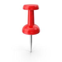 A Straight Red Push Pin PNG & PSD Images
