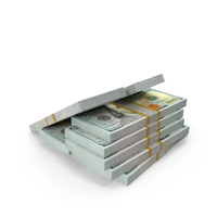 100 US Dollar Money Notes Lots Currency Arranged PNG & PSD Images
