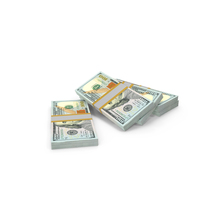100 US Dollar Money Notes Lots Ground PNG & PSD Images