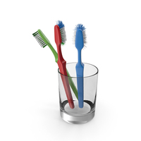 Toothbrushes In Glass PNG & PSD Images