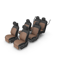 Vehicle Seats Row Interior Design PNG & PSD Images