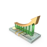 Arrow Growth 100 US Dollar Money Notes Currency PNG & PSD Images
