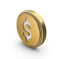 Dollar Money Coin Icon PNG & PSD Images