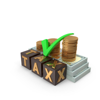 Tax Tick 100 US Dollar Money Notes Currency Bill PNG & PSD Images