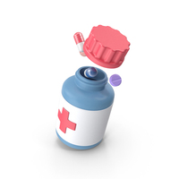 Bottle With Medicine PNG & PSD Images