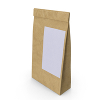 Paper Packaging Bag With Label PNG & PSD Images