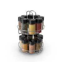 Spice Rack Organizer Round PNG & PSD Images
