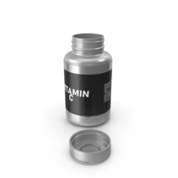 Vitamin C And Plastic Container PNG & PSD Images