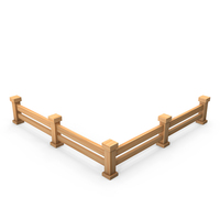 Stylized Wood Fence PNG & PSD Images
