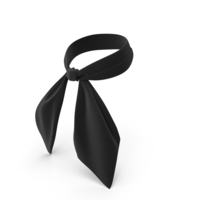 Neck Scarf Black PNG & PSD Images