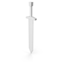 Cartoon Sword Gray PNG & PSD Images