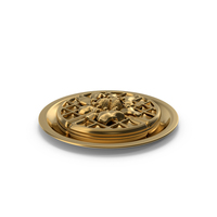 Gold Belgian Waffle PNG & PSD Images