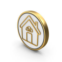 Web Home Coin PNG & PSD Images