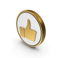 Win Thumbs Up Coin PNG & PSD Images