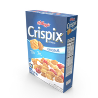 Crispix Cereal Box Kelloggs PNG & PSD Images